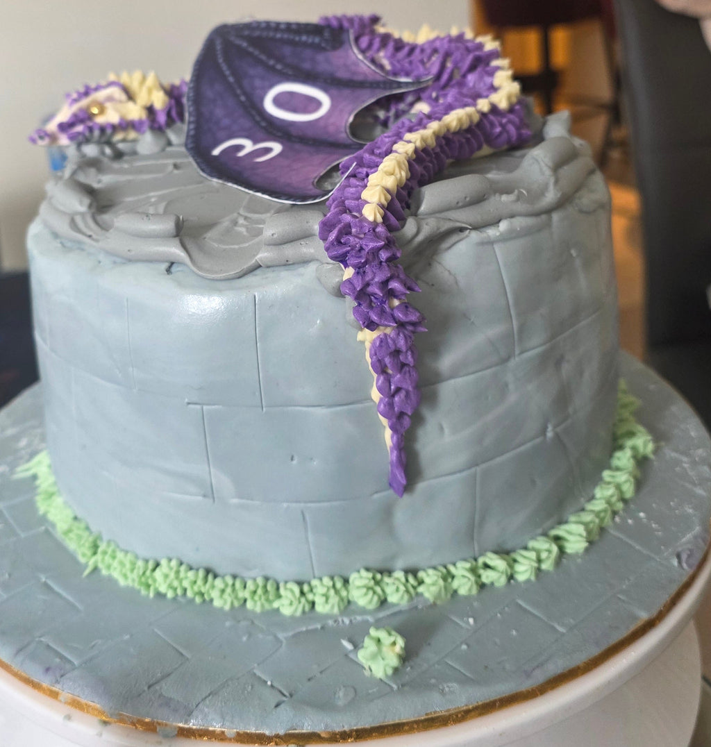 🐉 Custom Dragon Hoard Castle Cake