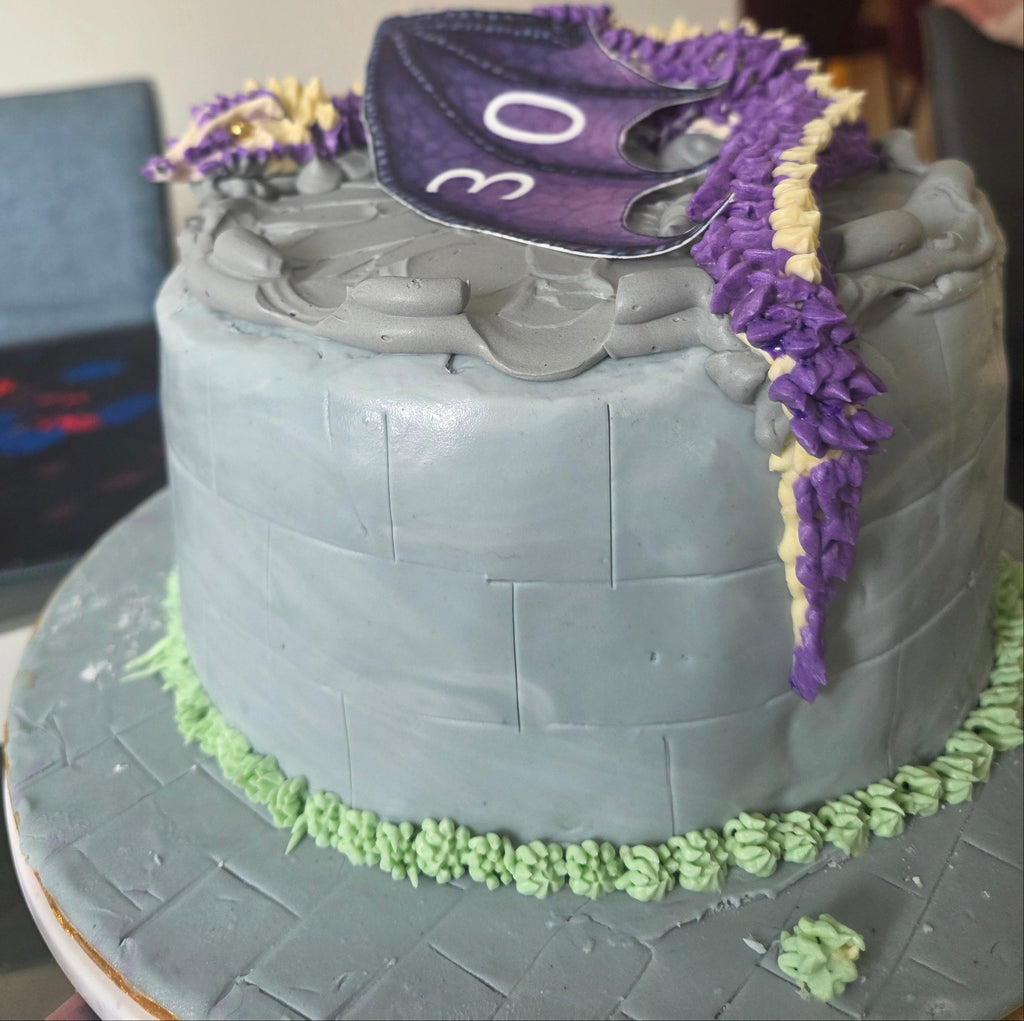 🐉 Custom Dragon Hoard Castle Cake