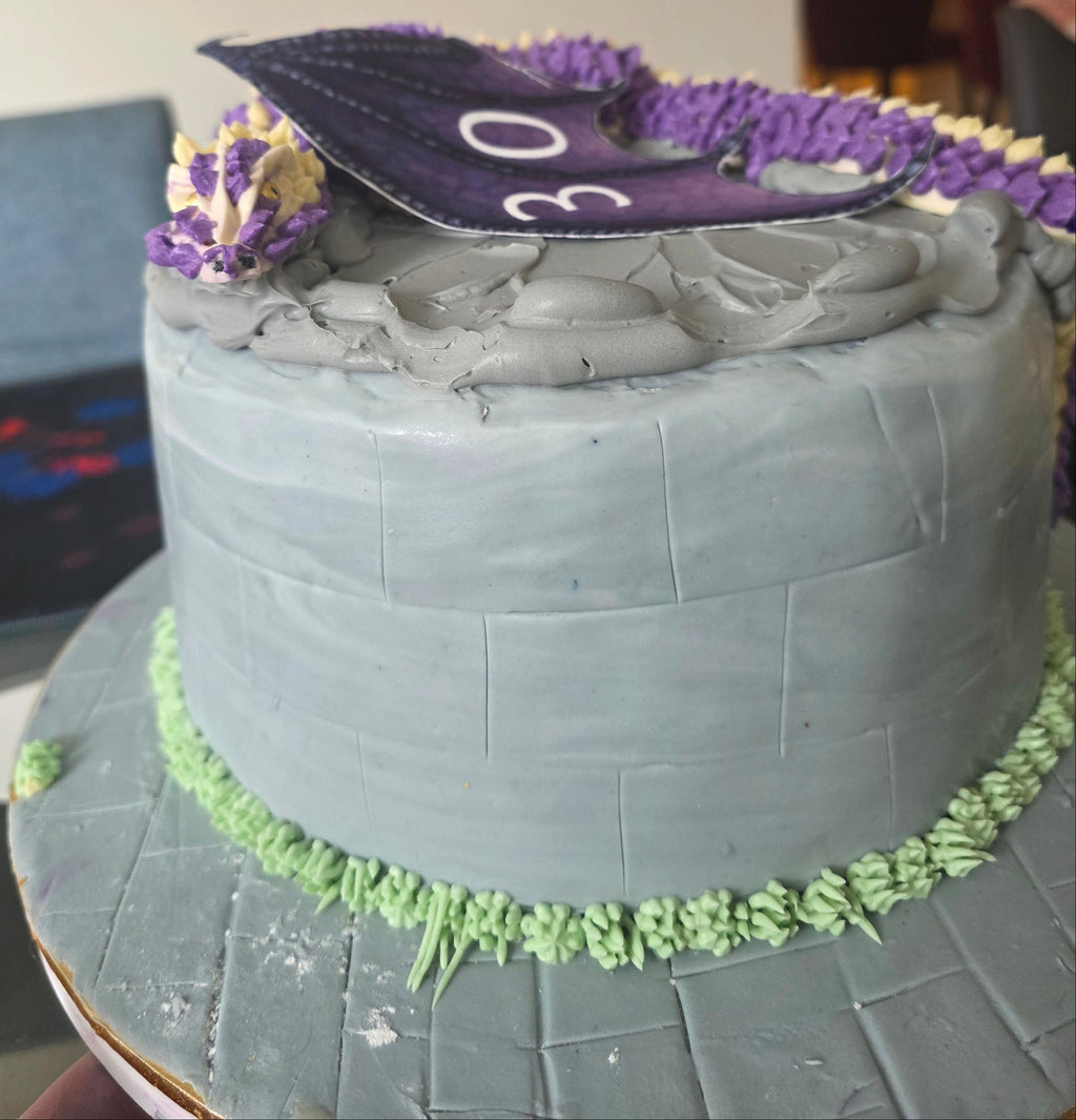 🐉 Custom Dragon Hoard Castle Cake