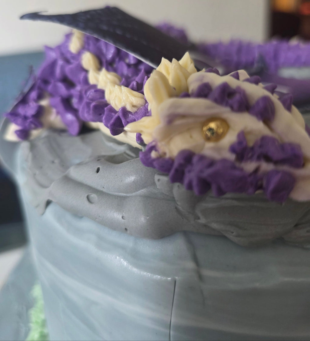 🐉 Custom Dragon Hoard Castle Cake