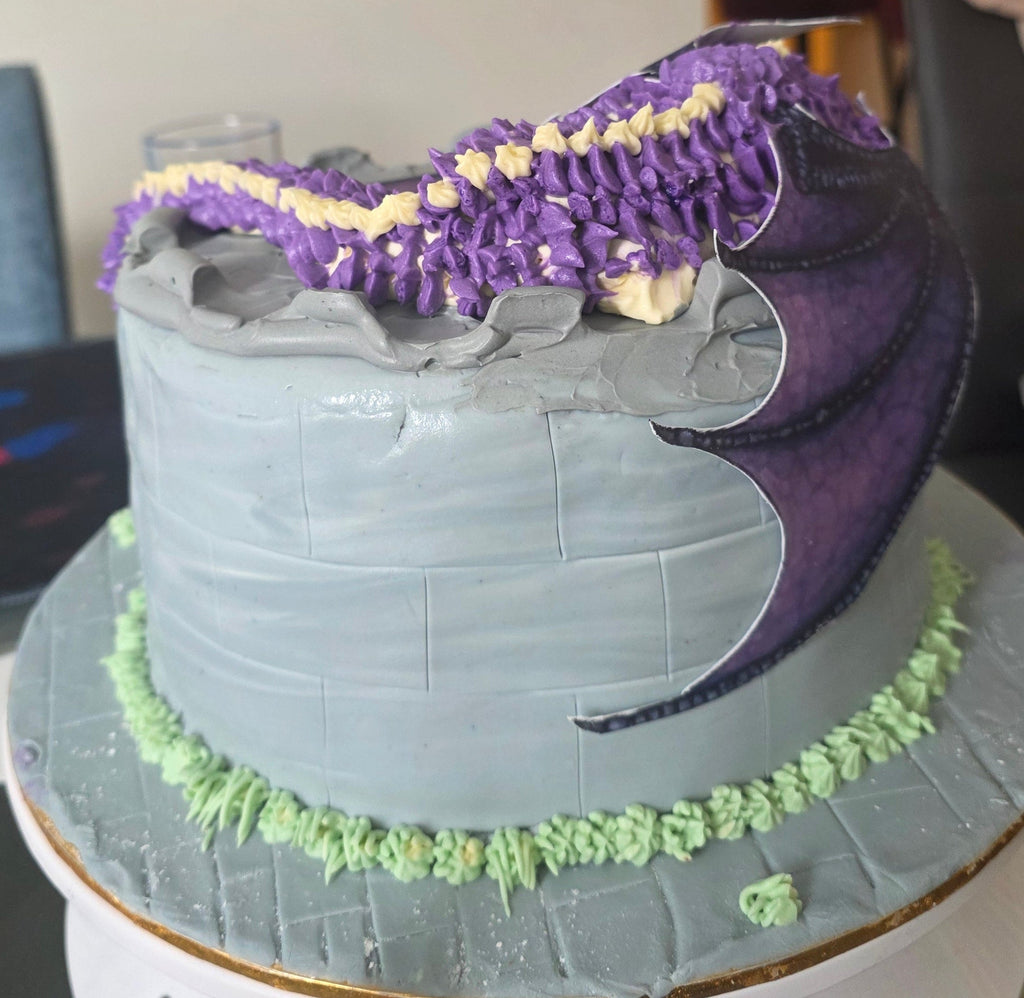 🐉 Custom Dragon Hoard Castle Cake