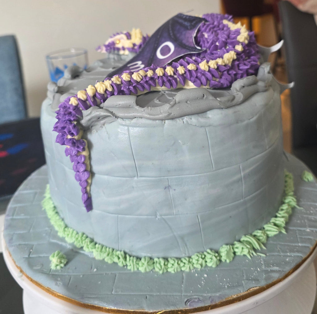 🐉 Custom Dragon Hoard Castle Cake