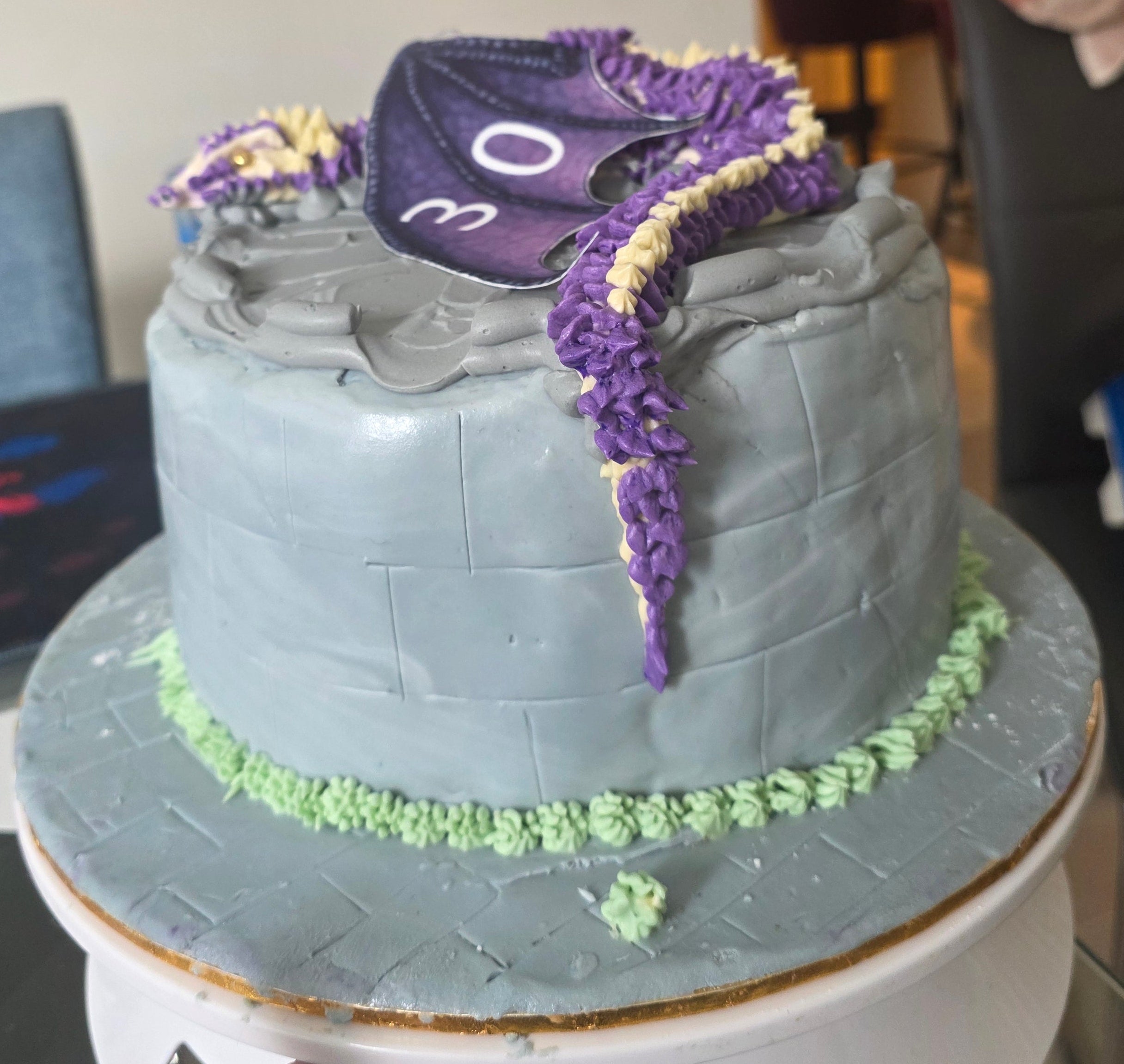 🐉 Custom Dragon Hoard Castle Cake