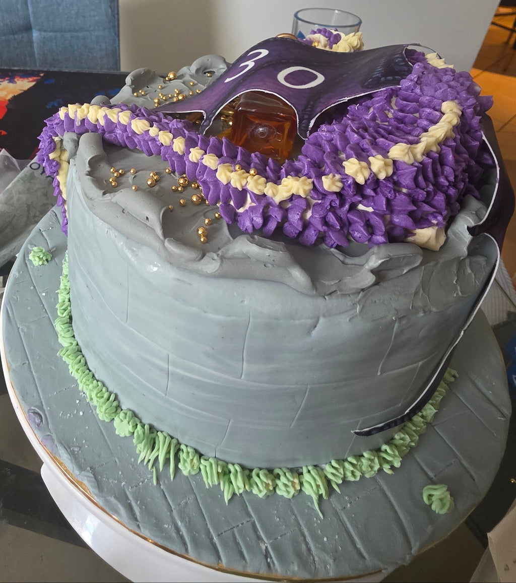 🐉 Custom Dragon Hoard Castle Cake