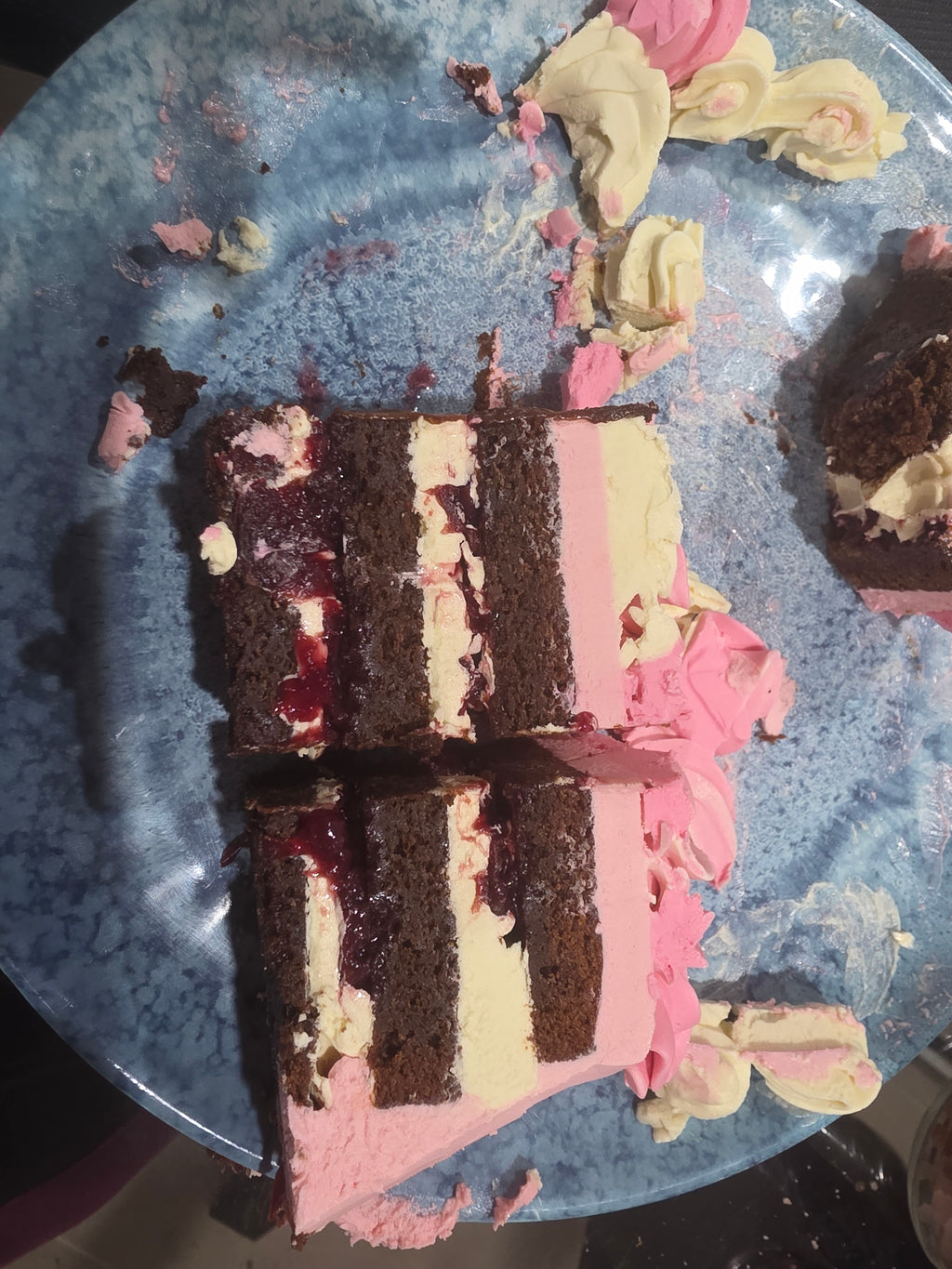Custom Chocolate Berry Vintage Cake