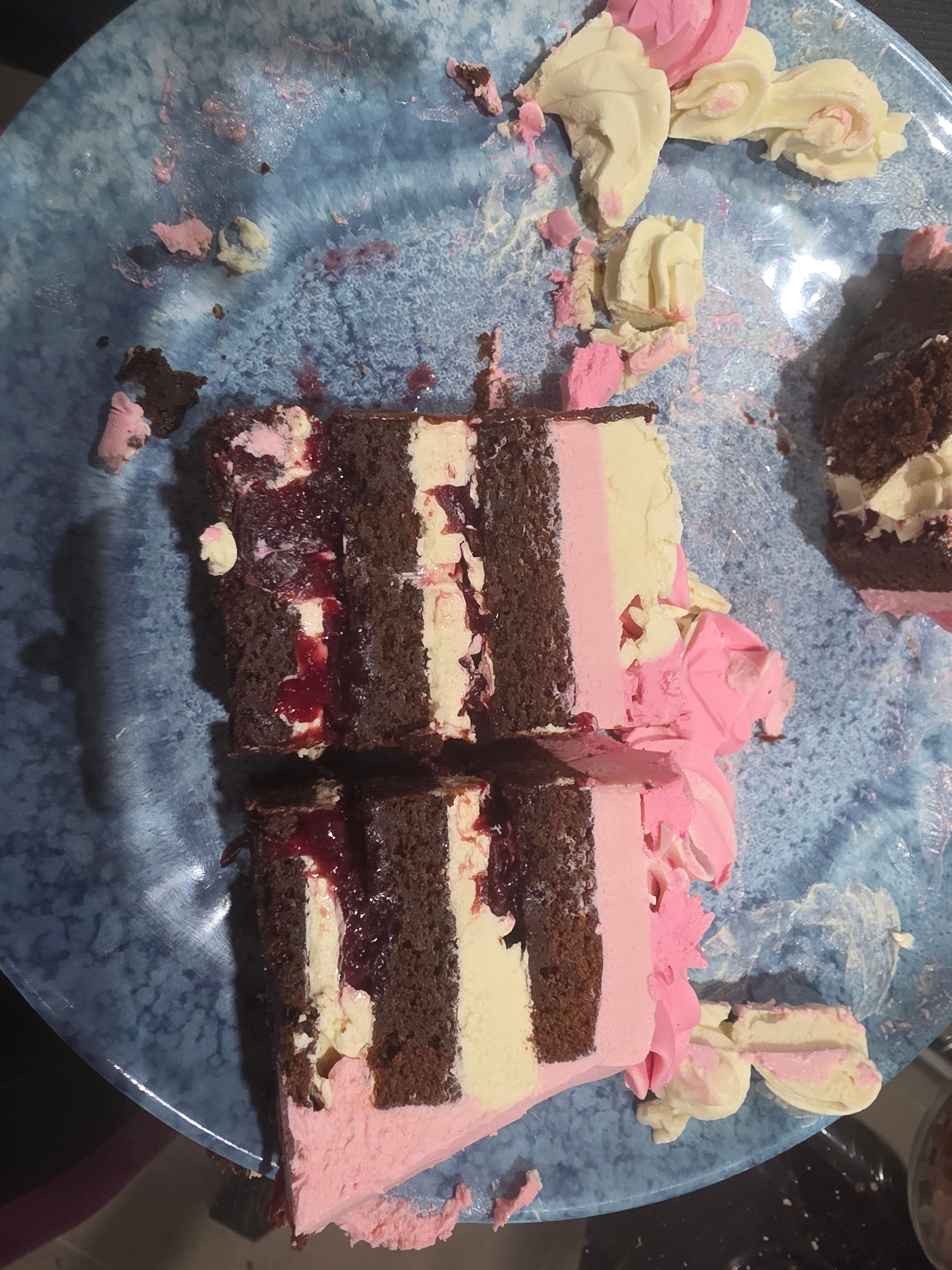 Custom Chocolate Berry Vintage Cake