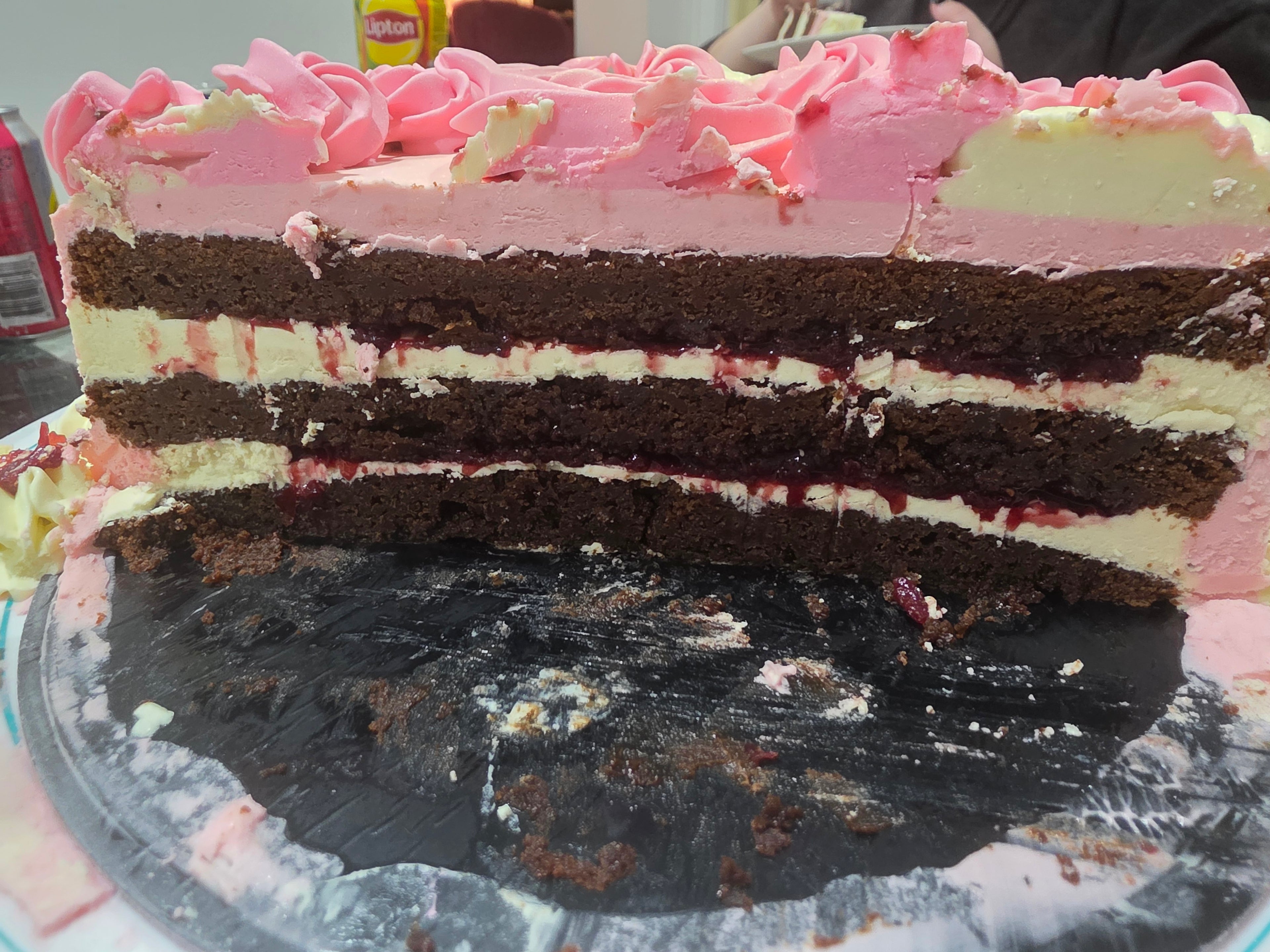 Custom Chocolate Berry Vintage Cake