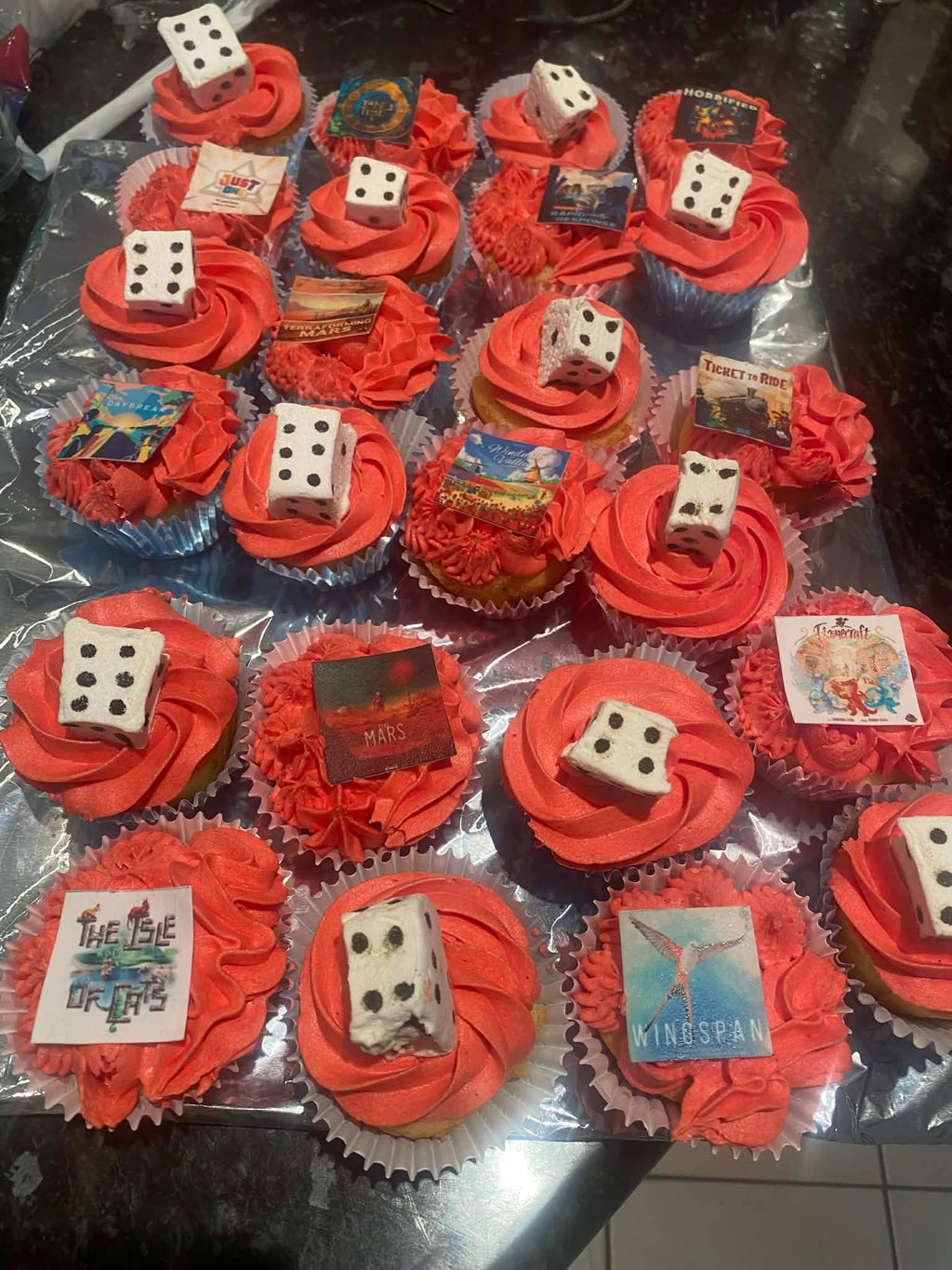Custom Buttercream Cupcakes