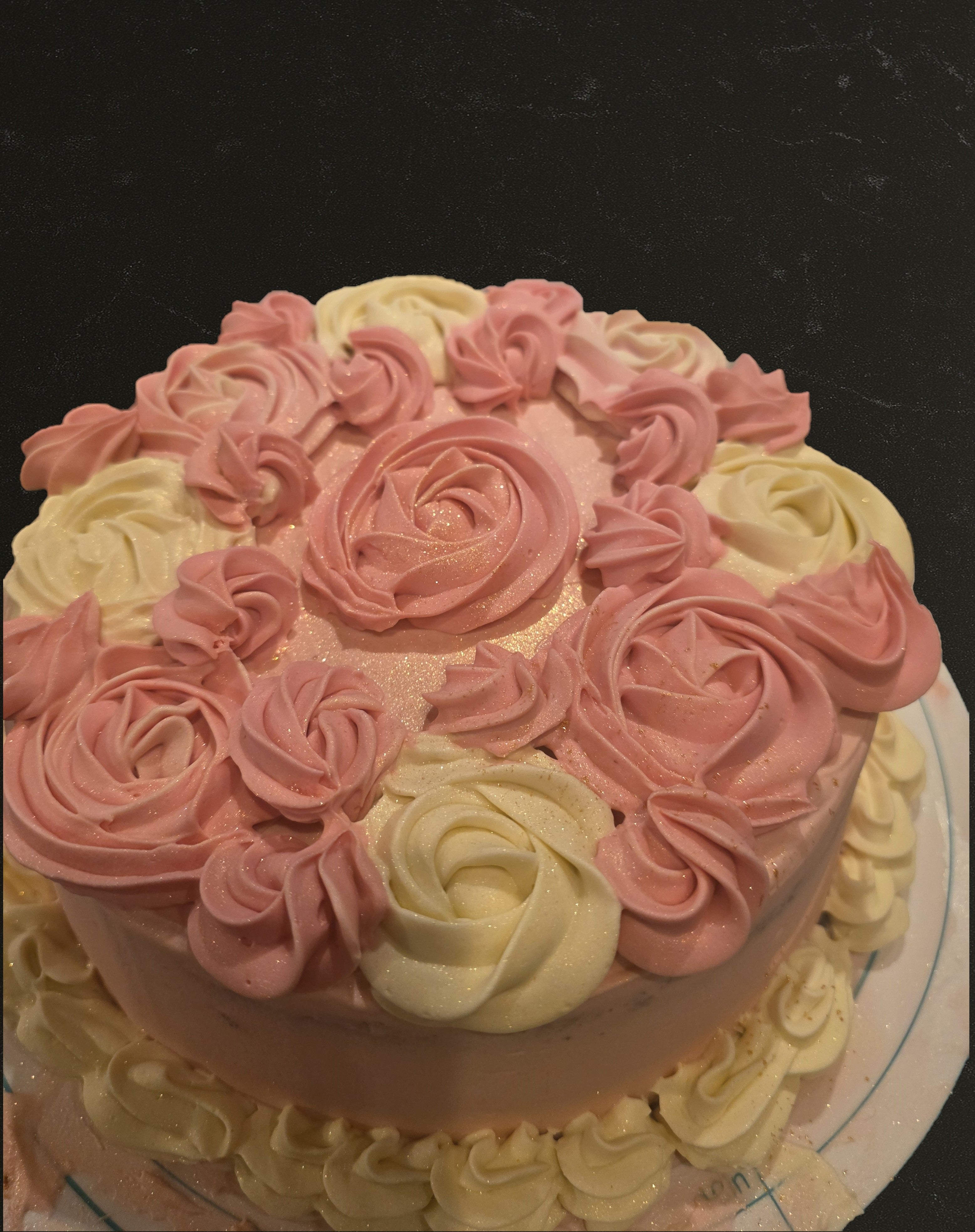 Custom Chocolate Berry Vintage Cake